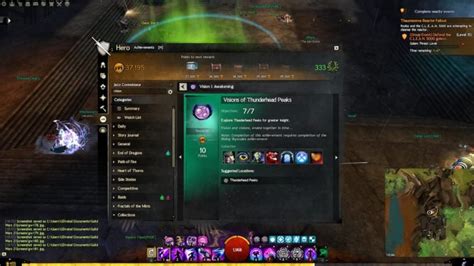 how to get to thunderhead peaks|How to complete the Visions of Thunderhead Peaks collection.